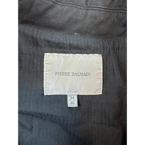 Pierre Balmain Cotton Patch Rider Jacket - Picture 4 of 6